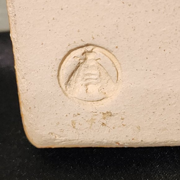 Vintage Pewabic Tile Lotus Design - Picture 8 of 12